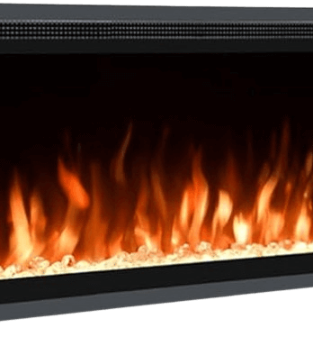 Firebox Panoramic 36-36″/92cm Slim Frame Recessed Media Wall